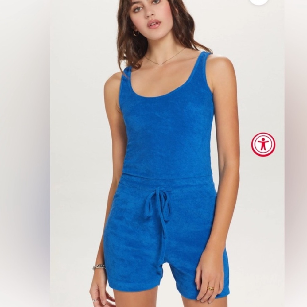 GOLDIE Lewinter Posh Navy Micro-Terry
Romper / Swimsuit‎ Coverup
